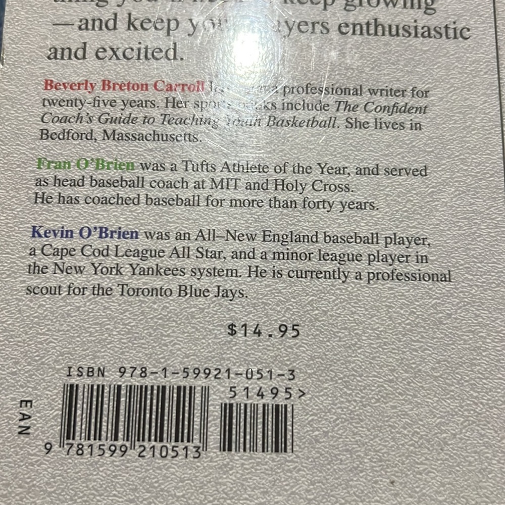 How to Coach Youth Baseball - Step by Step Approach book - Picture 3 of 6